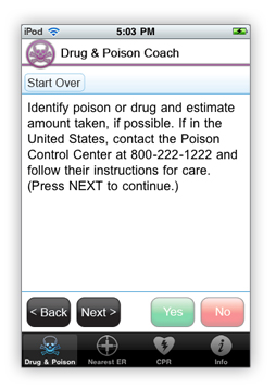 Drug and Poison Coach instructions