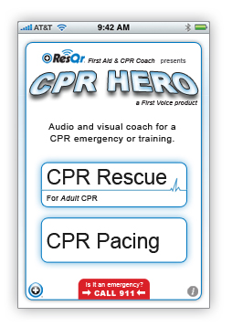 CPR Hero screen